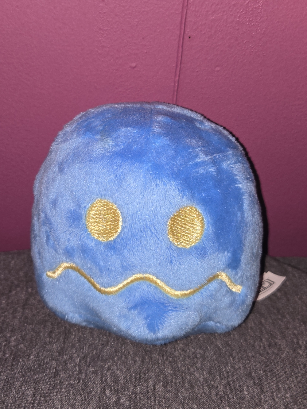 Blue Ghost Pac man Plush Toy